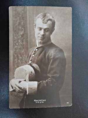 Fotografie tip carte postala, Maximilian in El si Ea, inceput de secol XX foto