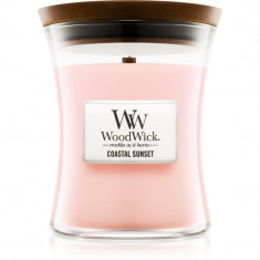 Woodwick Coastal Sunset lumânare parfumată cu fitil din lemn 275 g