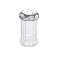 Set 6 dispensere/dozatoare pentru zahar pudra, sticla/inox, Hendi, 335 ml foto