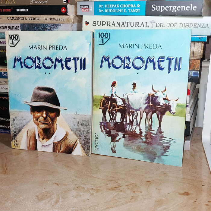 MARIN PREDA - MOROMETII ( 2 VOL. ) , GRAMAR , 1998 #