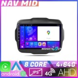 Navigatie Jeep Renegade 2015 2020 KIT 500 EDOTEC-LITE Android Ecran 720P Octa Core 4 64 Carplay CarStore Technology