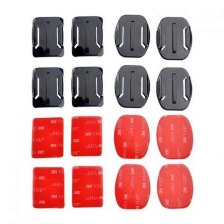 Prindere cu banda adeziva 3M quick-release, 8 seturi 4+4 pt Gopro