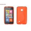 Husa Silicon S-Line Portocalie Nokia Lumia 530 - Protectie Premium