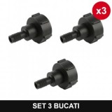 Set 3 bucati - Reductie bazin IBC 1000L S60X6X3/4" cu iesire prelungita pentru furtun Topautochei&amp;#174;