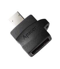 Adaptor USB 2.0 micro USB OTG Apacer negru foto
