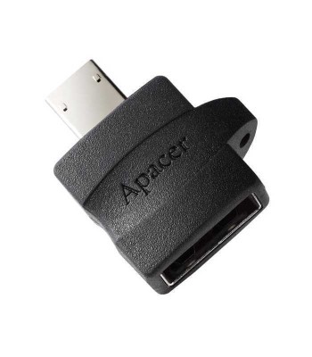 Adaptor USB 2.0 micro USB OTG Apacer negru foto
