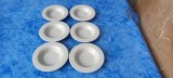 Set 6 Farfurii Albe Unt Ikea 10cm, Second Hand, Calitate Germania, Vesela Masa, Boluri