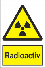 Indicator cu Semnul Radioactiv Best View foto