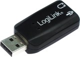 PLACA de SUNET Logilink, extern, 5.1, interfata USB 2.0, conectori 3.5 mm jack, &quot;UA0053&quot; (timbru verde 0.18 lei)