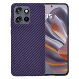 Husa pentru Motorola Edge 50 Neo, Techsuit, Carbonite FiberShell, Mov