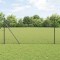 Gard Hexagonal vidaXL Gri 1.4x10 m Oțel