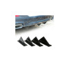 Set ornament splitter pentru bara spate Culoare:Negru Cod:UNIV-086 Automotive TrustedCars, Oem