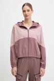 Under Armour geacă Rival Woven culoarea maro, de tranziție, 6004849