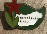 ISGSTR2 Insigna pionieri Ungaria comunista - Nem Terkep e Taj, orientare / turism, vintage