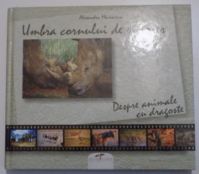 UMBRA CORNULUI DE RINOCER - DESPRE ANIMALE, CU DRAGOSTE de ALEXANDRU MARINESCU , 2008 foto