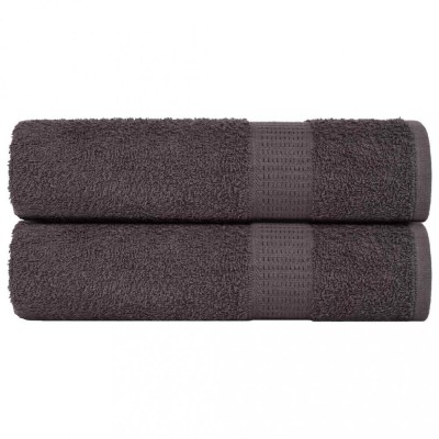 vidaXL Prosoape de m&amp;acirc;nă 2 buc Antracit 50x100 cm 360 g/m&amp;sup2; 100% bumbac 136681 foto