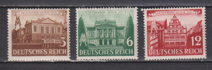 GERMANIA DEUTSCHES REICH 1941 MI. 764-766 MH SARNIERA