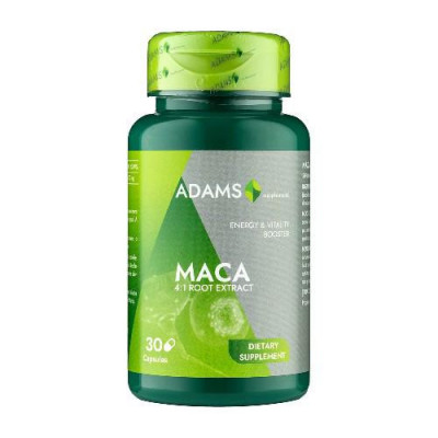 Maca 500 miligrame 30 capsule Adams Vision foto