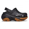 Saboti Crocs Bubble Crush Clog Negru - Black/Gum, 37 - 39