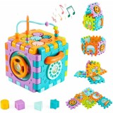 Cub interactiv, Cu sunet si lumini, Multicolor
