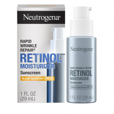 Crema de Fata, Neutrogena, Rapid Wrinkle Repair, cu Retinol si Acid Hialuronic, Anti-Rid, Anti-Acnee foto