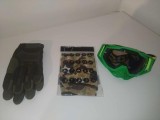 Cumpara ieftin Set accesorii moto/enduro/atv/Trotineta Electrica :cagula,ochelari,manusi