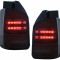 Stopuri Full LED VW Transporter V T5 Facelift (2010-2015) Rosu Fumuriu Performance AutoTuning