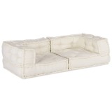 vidaXL Puf modular crem 140x70x36 țesătură 4019024