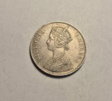 India 1 One Rupee 1885 Piesa Frumoasa