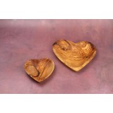 Set Cuore din lemn de măslin