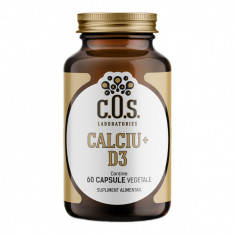 Calciu + Vitamina D3, 60 capsule, COS Laboratories