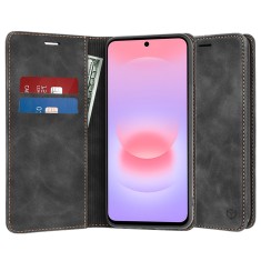 Husa piele Samsung Galaxy A37 5G Asteroid GSM Confy Cover, negru