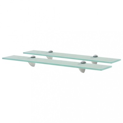 vidaXL Rafturi suspendate, 2 buc., 60 x 10 cm, sticlă, 8 mm 3051497 foto