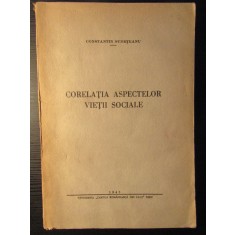 Corelatia aspectelor vietii sociale Constantin Sudeteanu
