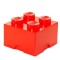 LEGO Cutie depozitare LEGO 2x2 rosu Quality Brand