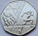 50 pence 2014 Marea Britanie, Commonwealth Games, km#1311