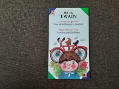 Taming the bicycle/ Cum sa imblanzesti o bicicleta; Baker's bluejay yarn TWAIN