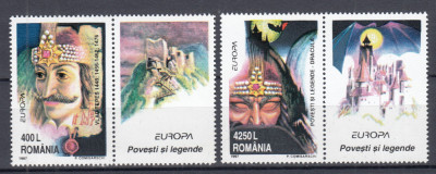 ROMANIA 1997 LP 1432 a EUROPA POVESTI+LEGENDE SERIE CU VINIETE DREAPTA MNH foto