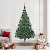 VidaXL Pom de Crăciun artificial pre-iluminat Verde 210 cm PVC 3397025