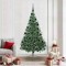 vidaXL Pom de Crăciun artificial pre-iluminat Verde 210 cm PVC 3397025