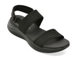 Sandale SKECHERS negre, KZULTRA FLEX 3.0, din material textil
