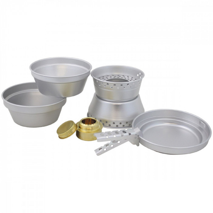 Set Vase Aluminiu + Arzator Spirt Fox Outdoor 33351