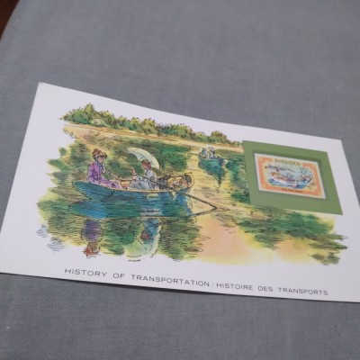 CARD SUVENIR CU TMBRU NESTAMPILAT /E MAI MARE CA CP/ BARBADOS foto