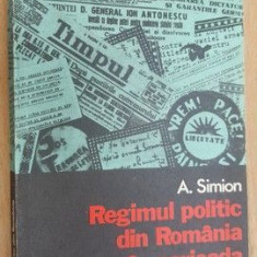 Regimul politic din Romania in perioada sept.1940-ian. 1941 - A.Simion