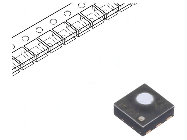 Senzor Gaze Ualim 1.7-3.6VDC -10-50&deg;C SGP SMT DFN6