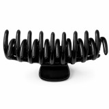 Cumpara ieftin Cleste de par negru 10.9 x 4.5 cm, plastic rigid cu dinti curbati, accesoriu rezistent pentru fixarea parului lung si voluminos