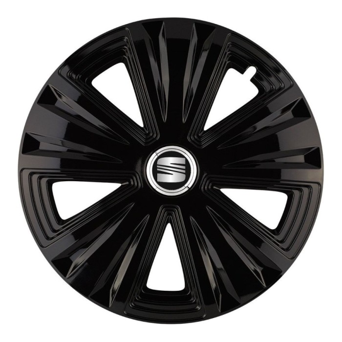 Set 4 capace roti Glory negru R14 Compatibil Cu Seat