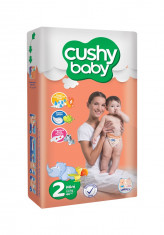 Scutece CUSHY, 320 bucati, Nr. 2, Mini, 3-6 Kg foto