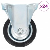 VidaXL Roți fixe, 24 buc., 75 mm