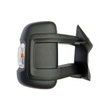 Oglinda exterioara Citroen Jumper, Fiat Ducato (250), Peugeot Boxer, 09.2006-prezent, Dreapta, Crom, manuala, Fara incalzire, carcasa neagra, Convex,